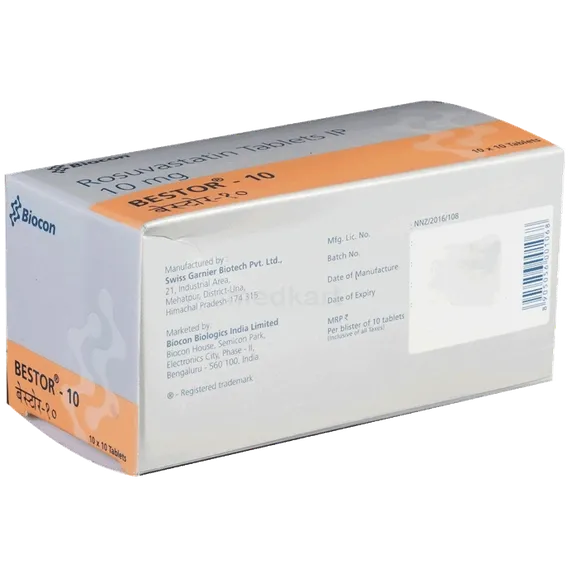 bestor 10mg tablet 10's